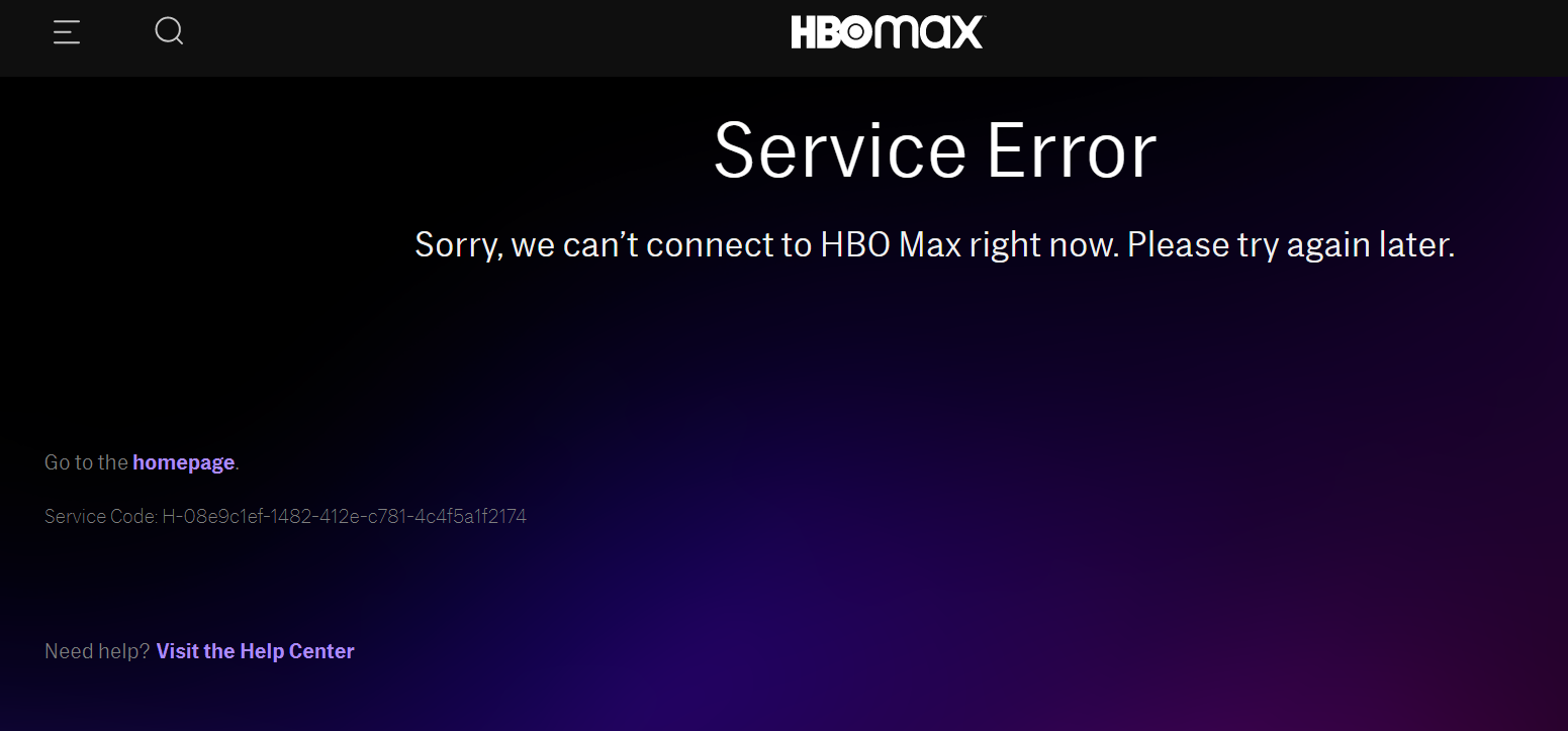 how to fix hbo max not working