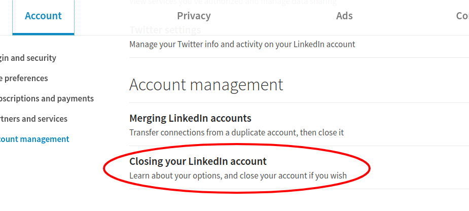 How To Delete Linkedin Account