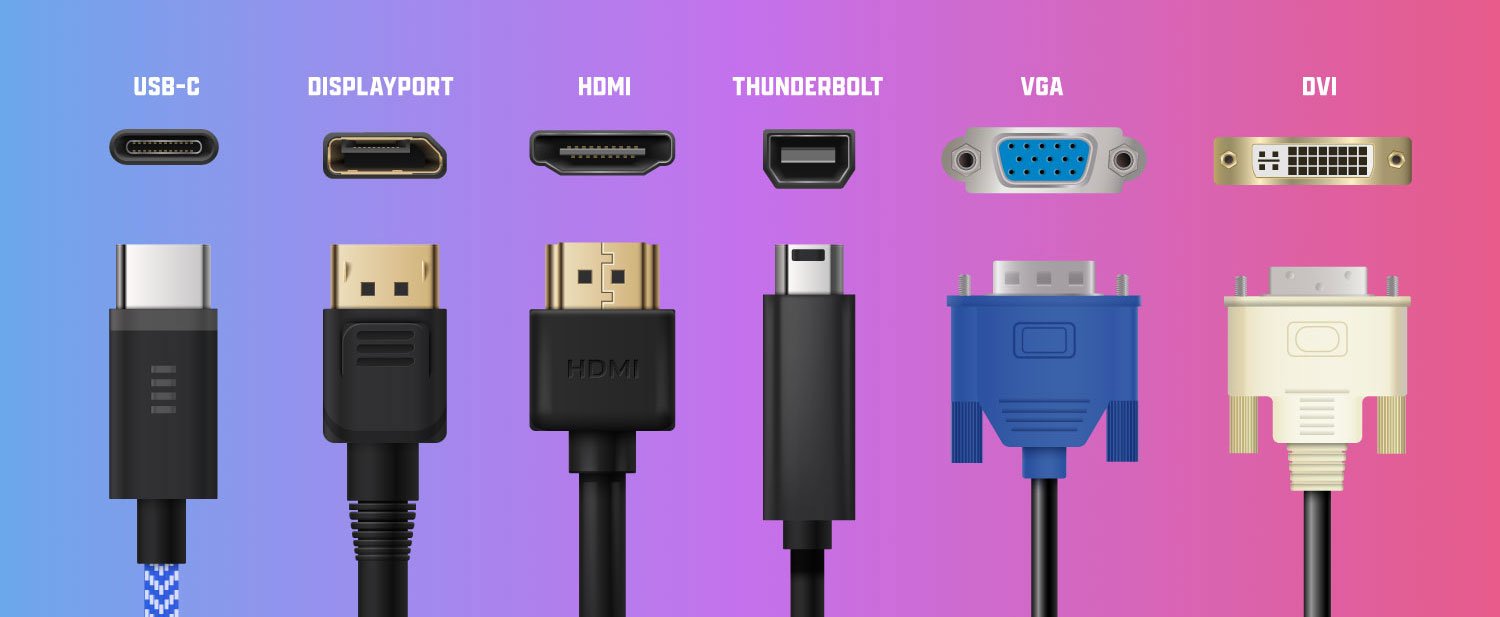 types of display cables