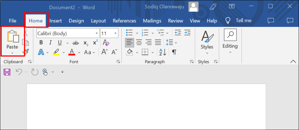 how to duplicate a page in word
